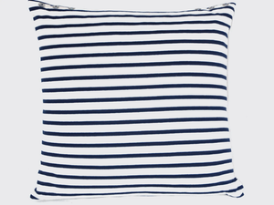 JEAN PAUL GAULTIER - MARINIERE - Square cotton cushion _ LELIEVRE