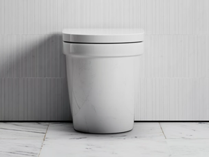 BERKELEY - Rimless Floor mounted ceramic toilet _ LUSSO