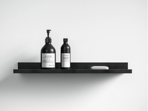 DESIGNO - Stainless steel bathroom wall shelf _ LUSSO