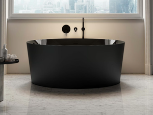 PALAIS - Freestanding round Resin Stone bathtub _ LUSSO