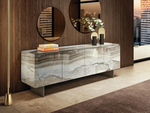 MATERIA 1003 - Glass sideboard _ Lago