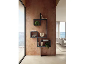 LAGOLINEA - 2637 - Wall-mounted wooden bookcase _ Lago