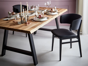 HENRY - Rectangular solid wood dining table _ Lambert