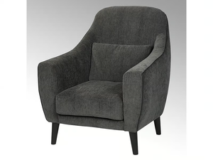 MADISON - Fabric armchair with armrests _ Lambert