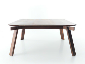 VERSO QUADRO - Square solid wood dining table _ Lando