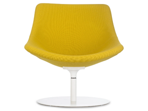 AUKI - Swivel upholstered fabric easy chair _ Lapalma