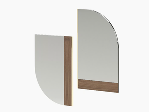 FORTH - Wall-mounted wooden mirror _ Laskasas