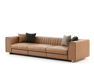 HARRY - 3 seater leather sofa _ Laskasas