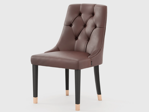 SIMONE - Tufted leather chair _ Laskasas