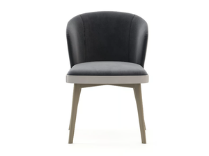 NELLY - Upholstered leather chair _ Laskasas