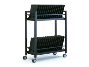 OCEAN - Steel Trolley with shelving _ Leyform