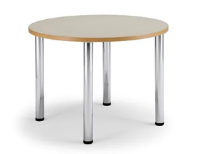 ARNO 3 - Round laminate and steel table _ Leyform