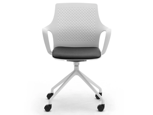 IPA - Swivel polypropylene office chair with armrests _ Leyform