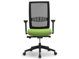 WIKI RE - Height-adjustable fabric office chair with 5-Spoke base _ Leyform