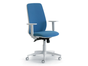 STAR - TECH - Fabric office chair with armrests with 5-Spoke base _ Leyform