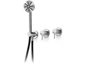 STYLO 227 - Stainless steel bathtub / shower tap set with shower hand _ Linki