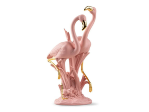 THE FLAMINGOS - Porcelain decorative object _ Lladró