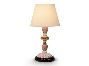 FIREFLY (PINK - GOLDEN) - Rechargeable porcelain table lamp _ Lladró