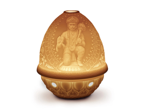 HANUMAN LITHOPHANE - LED porcelain table lamp _ Lladró