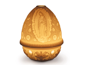 OUR LADY OF GUADALUPE - Cordless porcelain table lamp _ Lladró