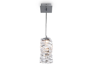 COIL - LED Glass and Stainless Steel pendant lamp _ MAYTONI