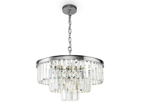 REVERO - Glass chandelier with crystals _ MAYTONI