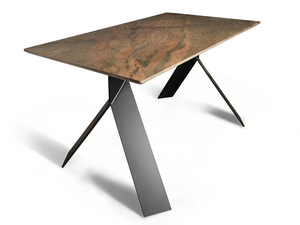 DIONISIO - Rectangular bronzite table _ MILLE997