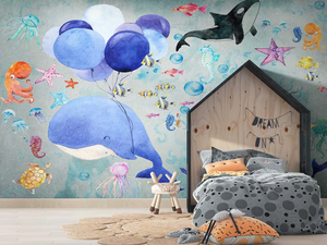 MARINE DREAM - Motif nonwoven kids wallpaper _ MILLE997