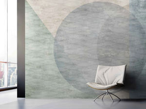 SOVRAPPOSTO - Sound absorbing geometric wallpaper _ MILLE997