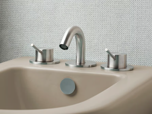 CORSIVO 11890 - 3 hole countertop stainless steel bidet mixer _ MINA