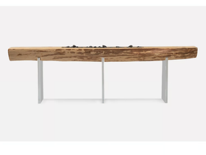 SUNSET - Rectangular oak console table _ MORADA