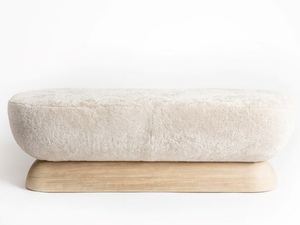 U BENCH - Upholstered faux fur bench _ MOVIMENTO