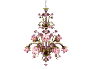 ROSAE ROSARUM - Murano glass pendant lamp _ MULTIFORME