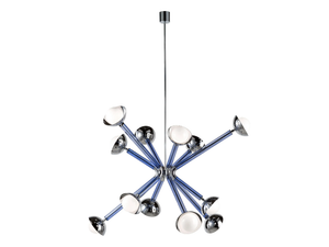 STIMMA 12 - Handmade blown glass pendant lamp _ MULTIFORME