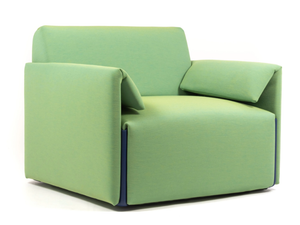 COSTUME - Fabric armchair with removable cover with armrests _ Magis