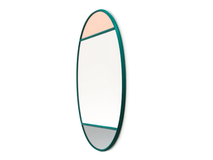 VITRAIL - Oval wall-mounted framed mirror _ Magis