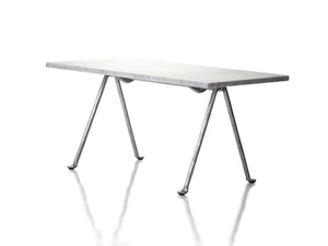 OFFICINA - Rectangular marble coffee table _ Magis