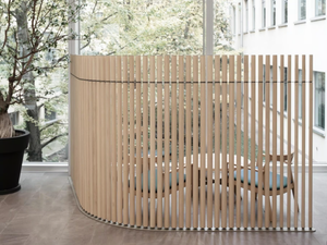 GIUNCO - Wooden room divider _ Manerba