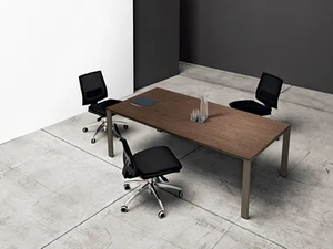 K-WORD - Wooden office desk / meeting table _ Manerba