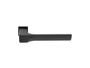 FLASH MINIMAL - Zinc door handle on rose _ Manital