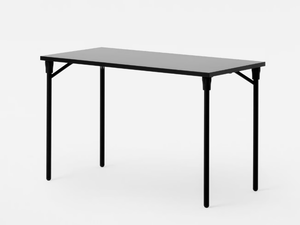 PIUMA - Folding rectangular metal table _ Mara