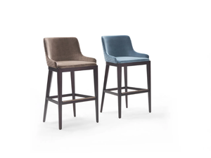 NICOLE - Fabric barstool with back _ Marelli