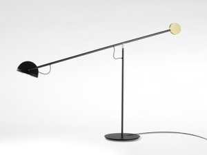 COPÉRNICA M - With swing arm steel table lamp _ Marset