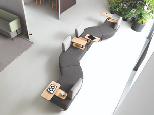 NUCLEO - Fabric bench seating _ Martex