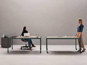 FLUIDO - Sectional aluminium office desk _ Martex