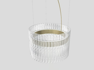 VEGAS SR D60 - LED glass pendant lamp _ Masiero