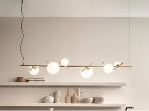 POSY BIL 6 - Metal pendant lamp _ Masiero