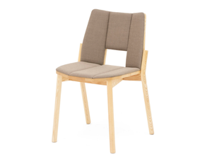 MC12 TRONCO - Ash chair with integrated cushion _ Mattiazzi