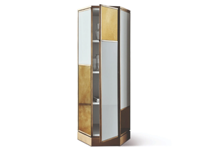 LUDWIG - Wooden highboard with doors _ Meridiani