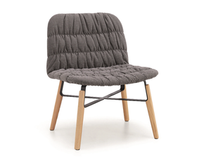 LIÙ AT ML - Upholstered fabric armchair _ Midj